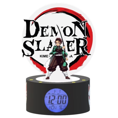 DEMON SLAYER - Tanjiro - Réveil Lumineux LED - 20 cm