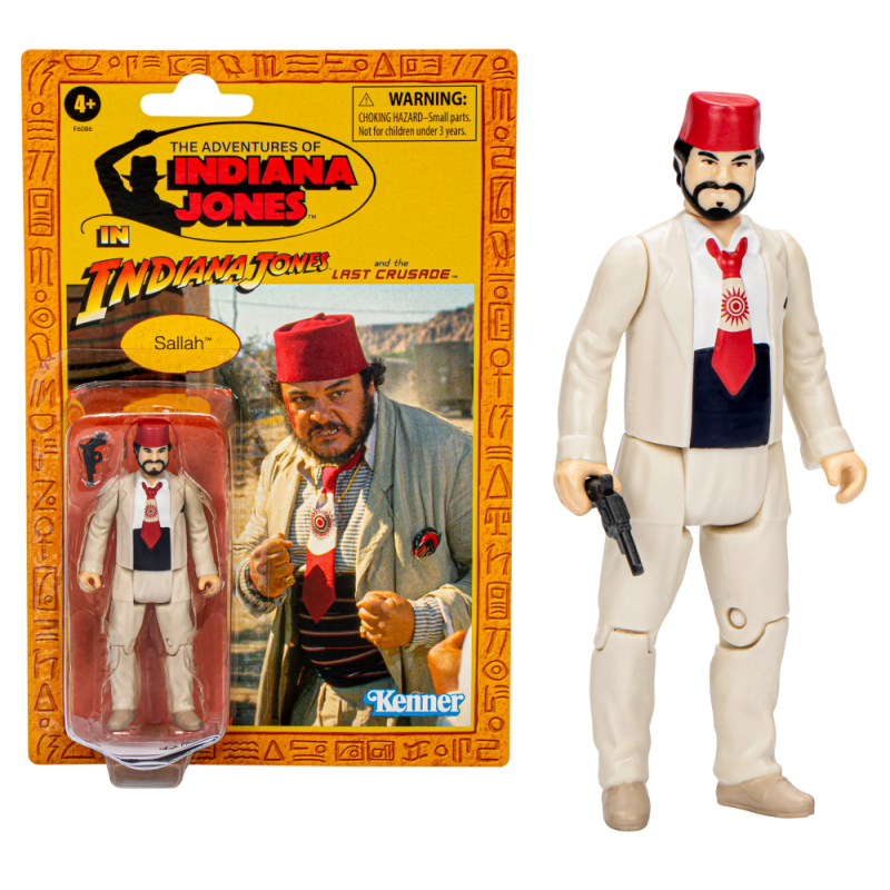 INDIANA JONES 3 - Sallah - Figurine Retro Colection 10cm INDIANA JONES 3 - Sallah - Figurine Retro Colection 10cm
