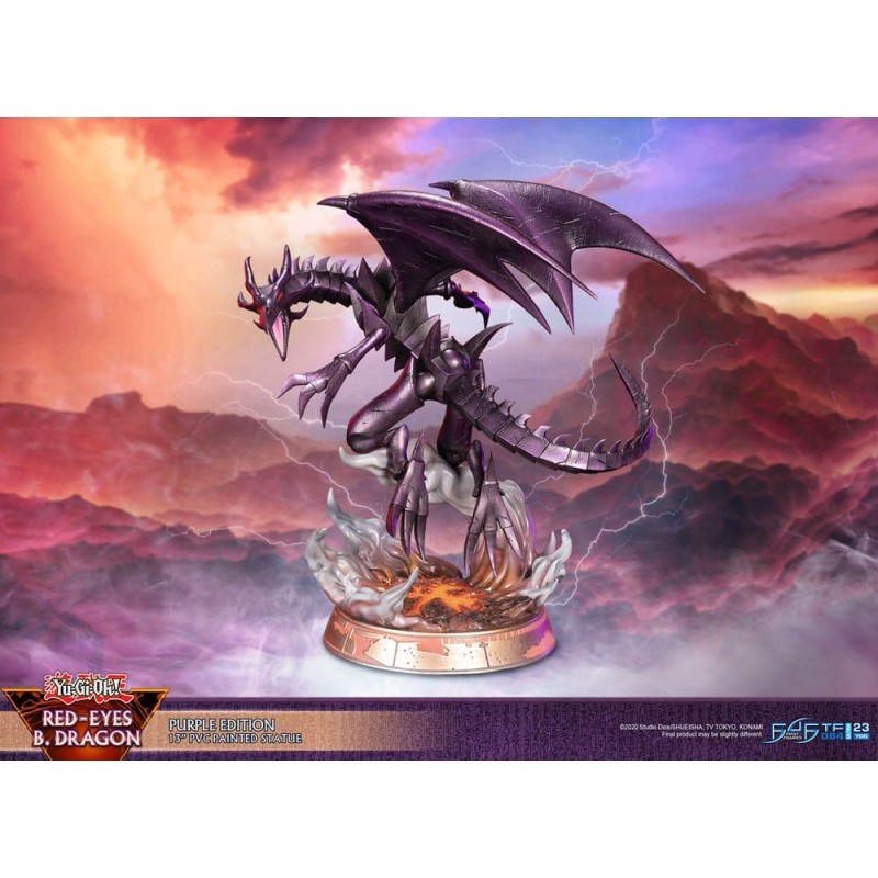 YU-GI-OH! - Dragon mauve aux yeux rouges - Statuette 33cm YU-GI-OH! - Dragon mauve aux yeux rouges - Statuette 33cm
