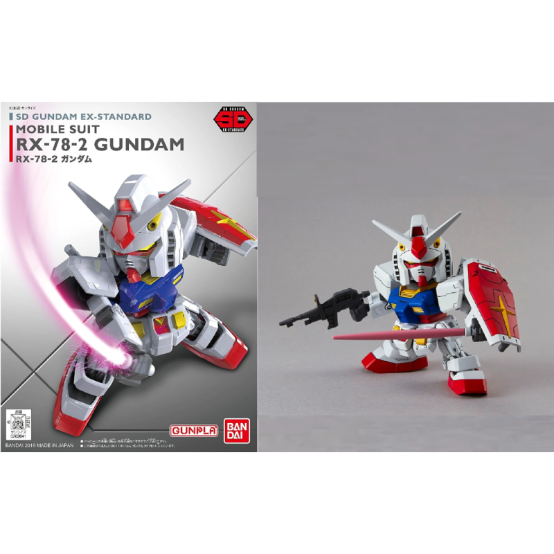 GUNDAM - SD Gundam Ex-Standard RX-78-2 Gundam - Model Kit GUNDAM - SD Gundam Ex-Standard RX-78-2 Gundam - Model Kit