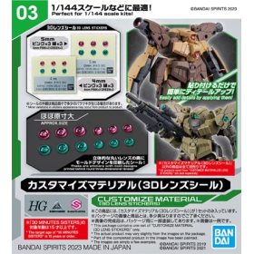 30MM - Customize Material (3D Lens Stickers) - Model Kit