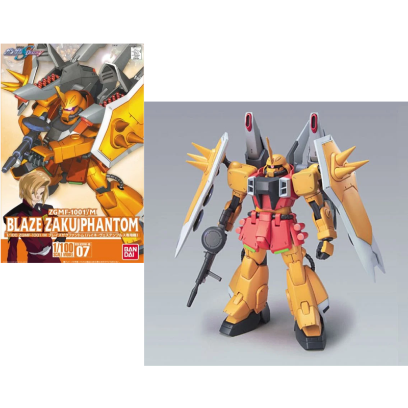 GUNDAM - 1/100 Heine's Blaze Zaku Phantom - Model Kit GUNDAM - 1/100 Heine's Blaze Zaku Phantom - Model Kit