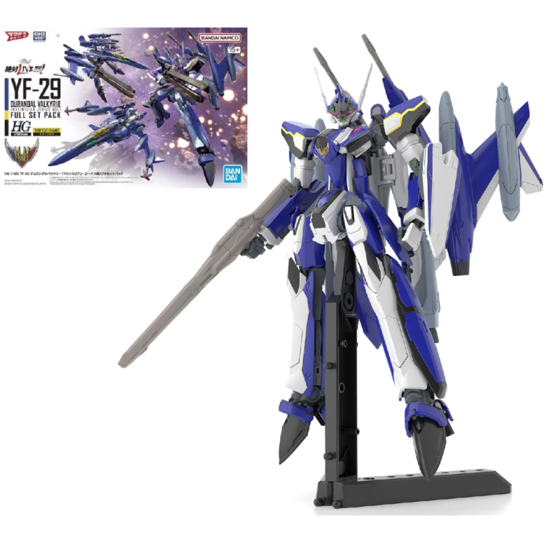 MACROSS - HG 1/100 YF-29 Durandal Valkyrie Full Set - Model Kit MACROSS - HG 1/100 YF-29 Durandal Valkyrie Full Set - Model Kit