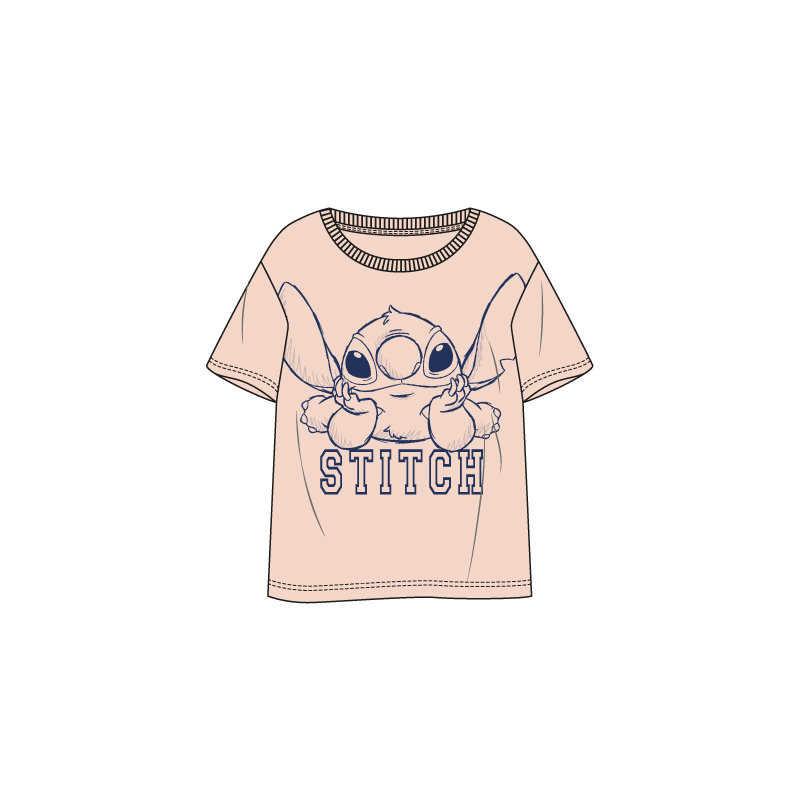 LILO & STITCH - Stitch - T-Shirt Unisex Rose (XL) LILO & STITCH - Stitch - T-Shirt Unisex Rose (XL)