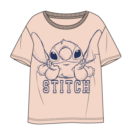 LILO & STITCH - Stitch - T-Shirt Unisex Rose (XL)