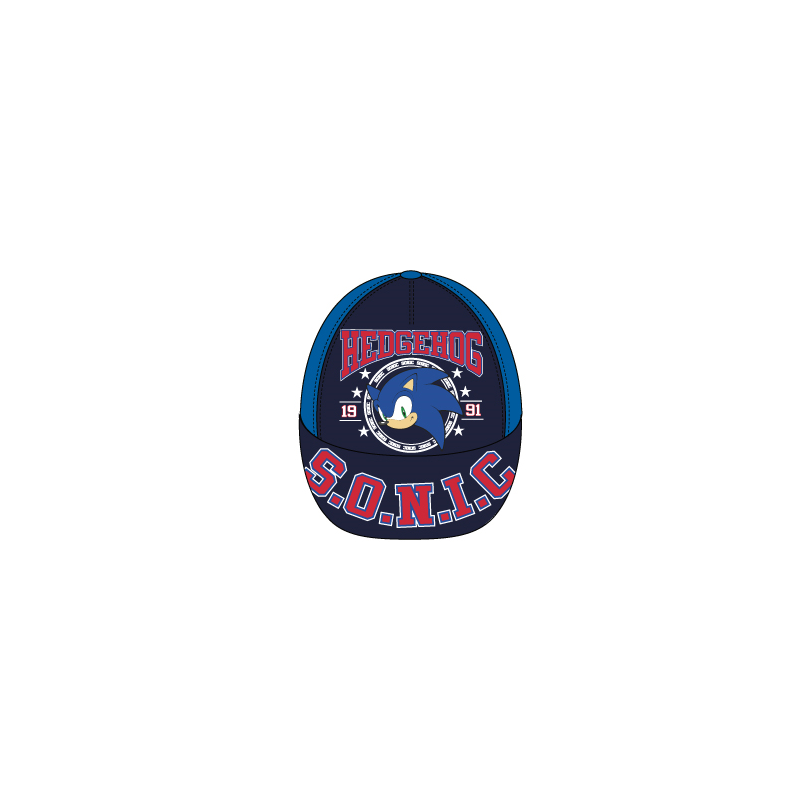 SONIC - Sonic 1991 - Casquette Bleu Enfant 54cm SONIC - Sonic 1991 - Casquette Bleu Enfant 54cm