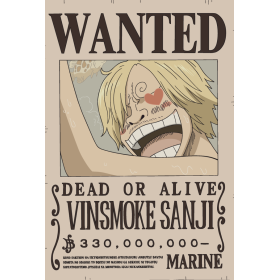 ONE PIECE - Sanji - Neon Mural Led - 30 cm