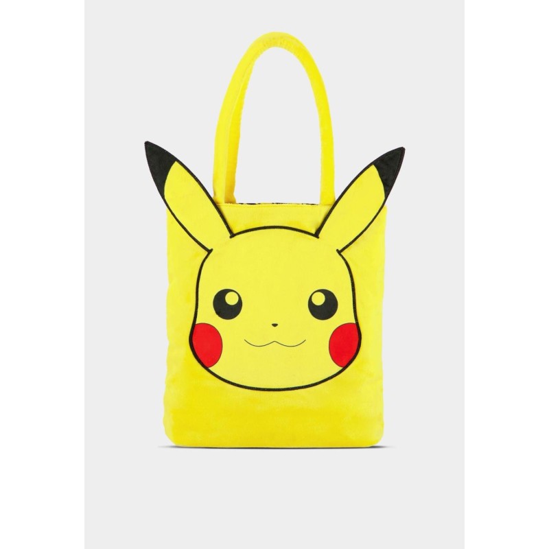 POKEMON - Pikachu - Heady - Totebag Novelty '37x35x10cm' POKEMON - Pikachu - Heady - Totebag Novelty '37x35x10cm'