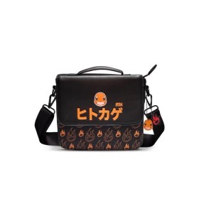 POKEMON - Salamèche 004 - Sac à Bandoulière Similicuir '22x7x18cm'