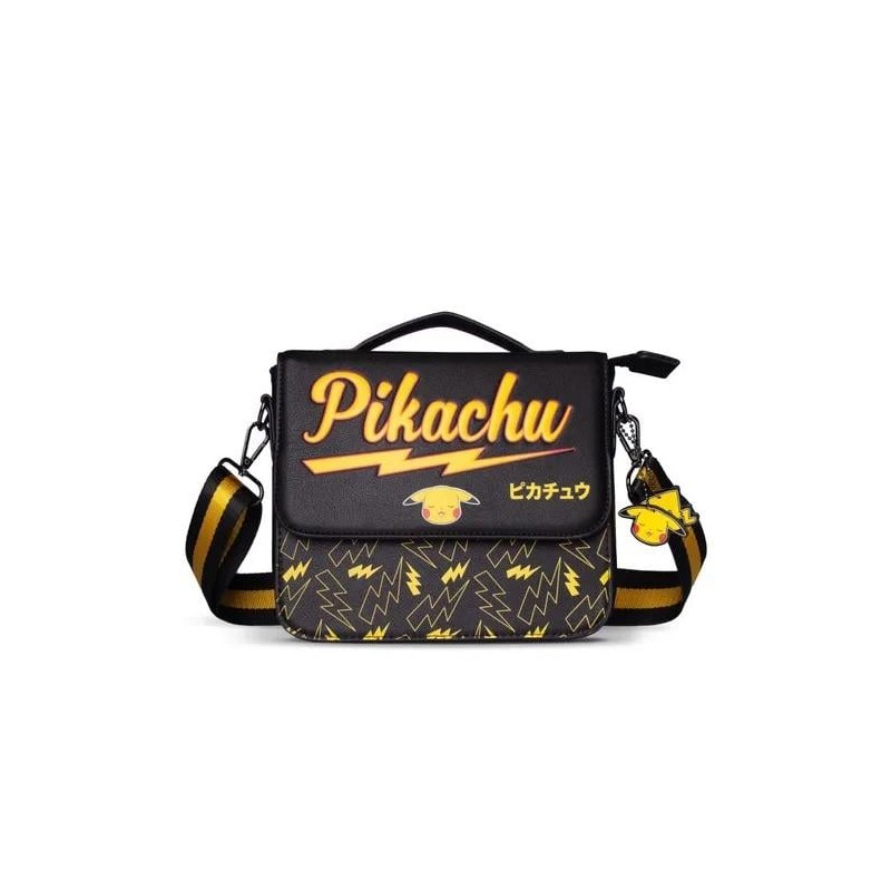 POKEMON - Pikachu 025 - Sac à Bandoulière Similicuir '22x7x18cm' POKEMON - Pikachu 025 - Sac à Bandoulière Similicuir '22x7x18cm'