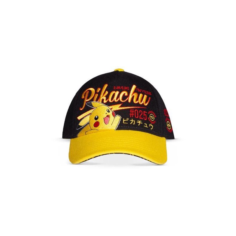 POKEMON - Pikachu 025 - Casquette Ajustable POKEMON - Pikachu 025 - Casquette Ajustable