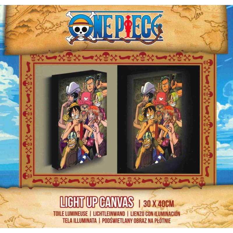 ONE PIECE - Chopper With Friends - Canvas Lumineux 40X30 Cm ONE PIECE - Chopper With Friends - Canvas Lumineux 40X30 Cm