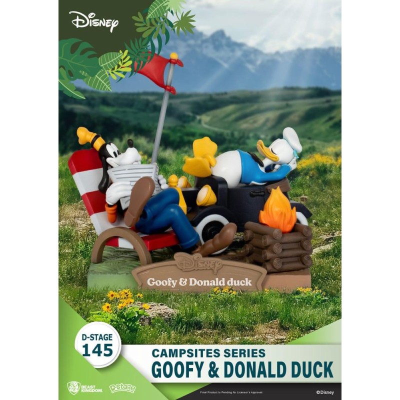 DISNEY - Dingo & Donald Duck - Diorama D-Stage Campsite Series 10cm DISNEY - Dingo & Donald Duck - Diorama D-Stage Campsite Series 10cm