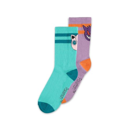 POKEMON - Duo - Pack de 2 Paires de Chaussettes Sport (T39-42)