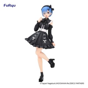 RE ZERO - Rem "Girly Outfit  Black" - Statuette Trio-Try-It 21cm