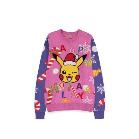 POKEMON - Pikachu Holiday - Pull de Noël Patché (2XL)
