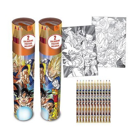 DRAGON BALL Z - Battle of Gods - Tube 2 posters + crayons