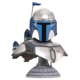 STAR WARS L'ATTAQUE DES CLONES - Jango Fett -Buste Legends 3D 1/2 25cm