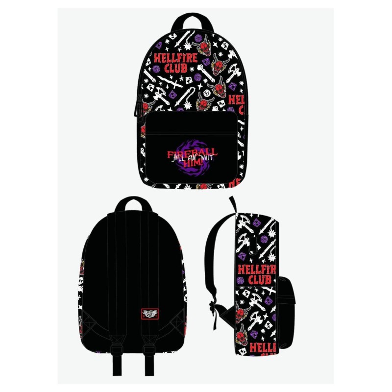 STRANGER THINGS - Fireball Him! - Sac à Dos Basic STRANGER THINGS - Fireball Him! - Sac à Dos Basic