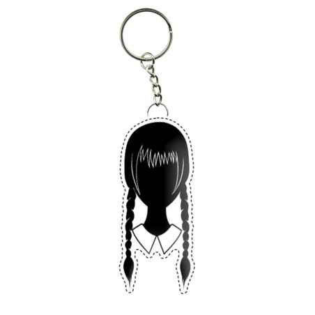 MERCREDI - Mercredi Head - Porte-clés en Caoutchouc