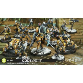 Infinity Code One - Blue Wolf Mongol Cavalry