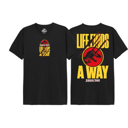 JURASSIC PARK - Life Finds A Way - T-Shirt Oversize Homme (XXL)
