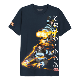 FIRE FORCE - Shinra - T-Shirt Oversize Homme (XXL)