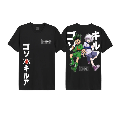 HUNTER X HUNTER - Gon & Killua - T-Shirt Oversize Homme (XXL)