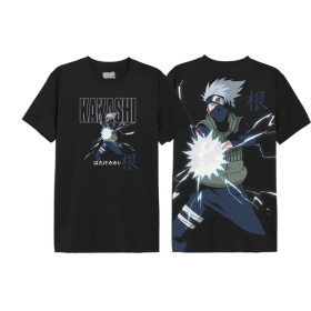 NARUTO SHIPPUDEN - Kakashi - T-Shirt Oversize Homme (XL)
