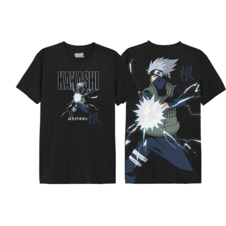 NARUTO SHIPPUDEN - Kakashi - T-Shirt Oversize Homme (XL)