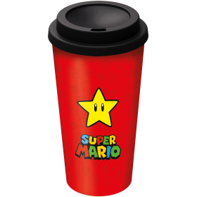 SUPER MARIO BROSS - Gobelet à Café de Voyage - Format Large 520ml