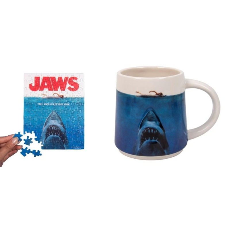 LES DENTS DE LA MER - Pack Cadeau - Mug 370 ml + Puzzle 100 Pc LES DENTS DE LA MER - Pack Cadeau - Mug 370 ml + Puzzle 100 Pc