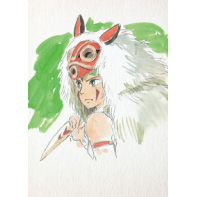 GHIBLI - Carnet - Princess Mononoké