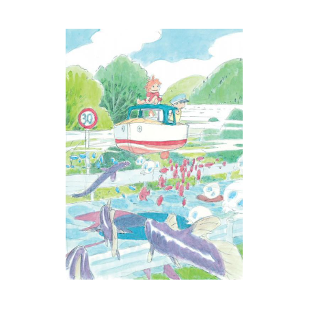 GHIBLI - Carnet - Ponyo sur la falaise