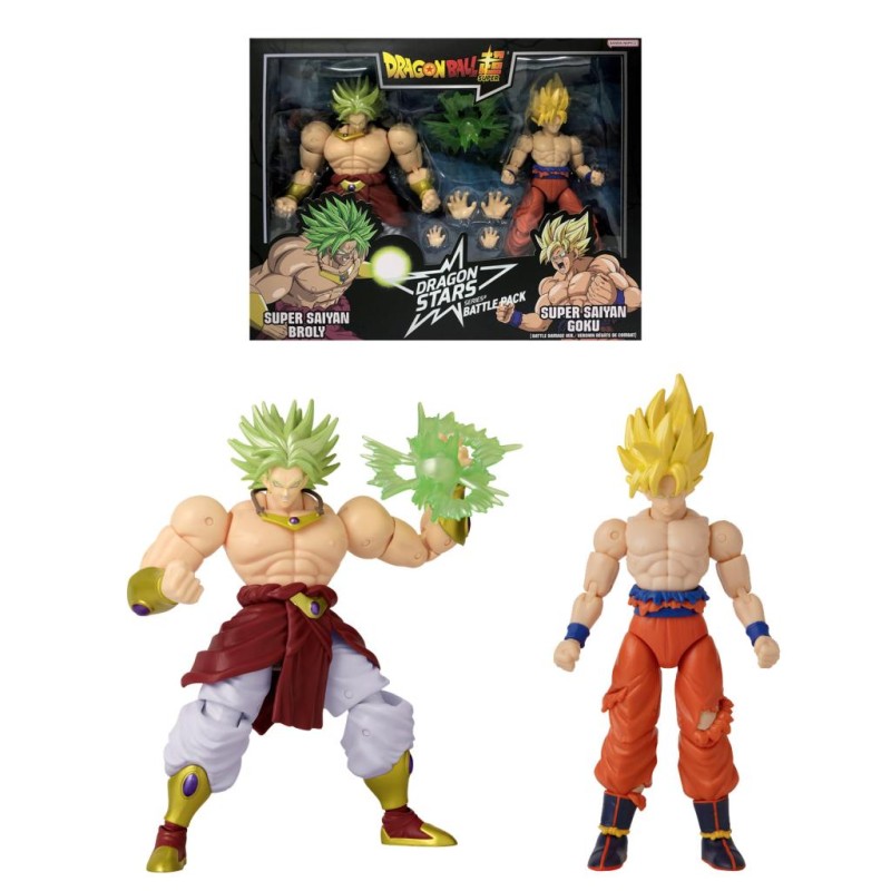 DRAGON BALL - SS Goku VS SS Broly - Battle Pack Dragon Stars 17cm DRAGON BALL - SS Goku VS SS Broly - Battle Pack Dragon Stars 17cm