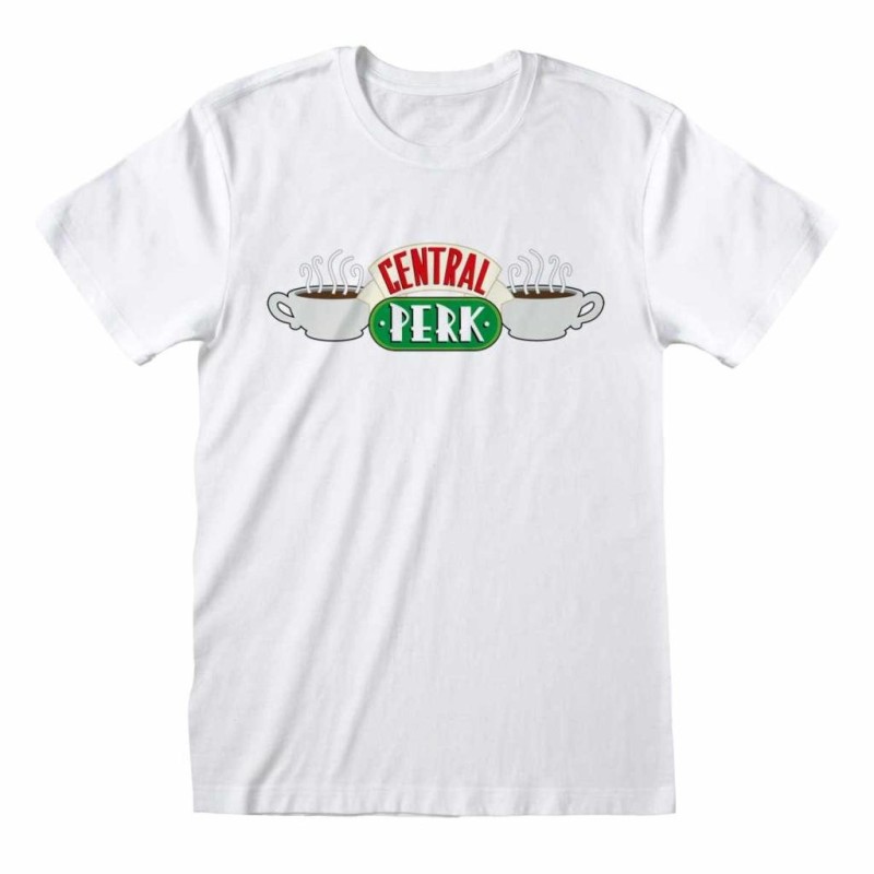 FRIENDS - Central Perk "Blanc" - T-Shirt Homme (XL) FRIENDS - Central Perk "Blanc" - T-Shirt Homme (XL)