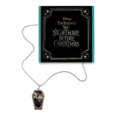 NBX - Cerceuil- Collier en Laiton Plaqué Argent +Pierres & Personnages