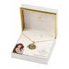 LA PETITE SIRENE - Coquillage - Collier en Laiton Plaqué Or