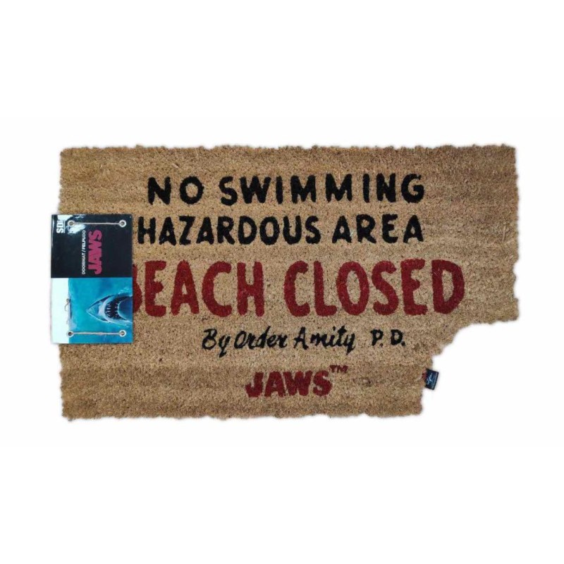 LES DENTS DE LA MER - Beach Closed - Paillasson '60x40x2cm' LES DENTS DE LA MER - Beach Closed - Paillasson '60x40x2cm'