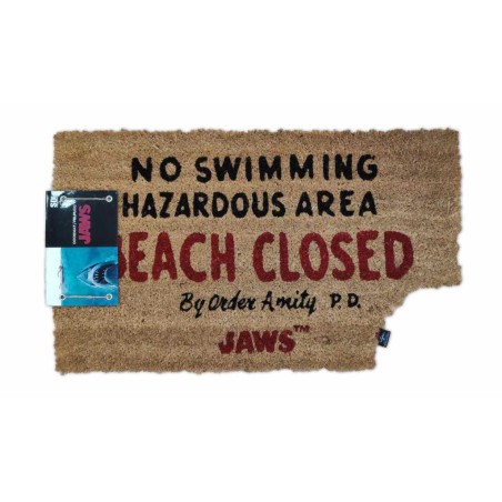 LES DENTS DE LA MER - Beach Closed - Paillasson '60x40x2cm'
