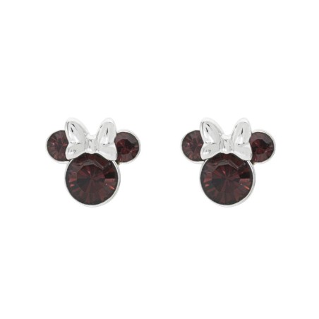 MINNIE - Clous d'Oreilles Anniversaire en Laiton Plaqué - Janvier