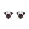 MINNIE - Clous d'Oreilles Anniversaire en Laiton Plaqué - Janvier