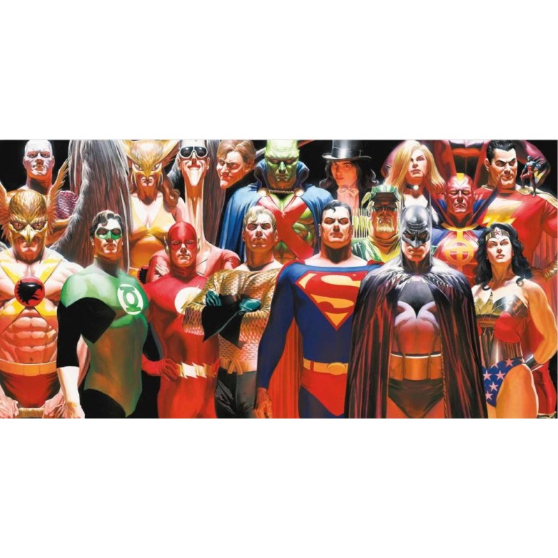 DC - Poster en Verre - Justice League - 60X30x3cm DC - Poster en Verre - Justice League - 60X30x3cm