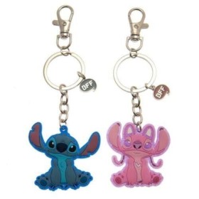 STITCH & ANGEL - Set de 2 Portes-Clé BFF