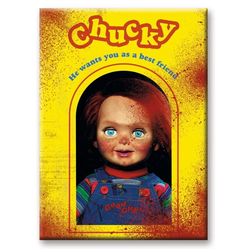 CHUCKY - Jouet - aimant 6.3x8.9cm