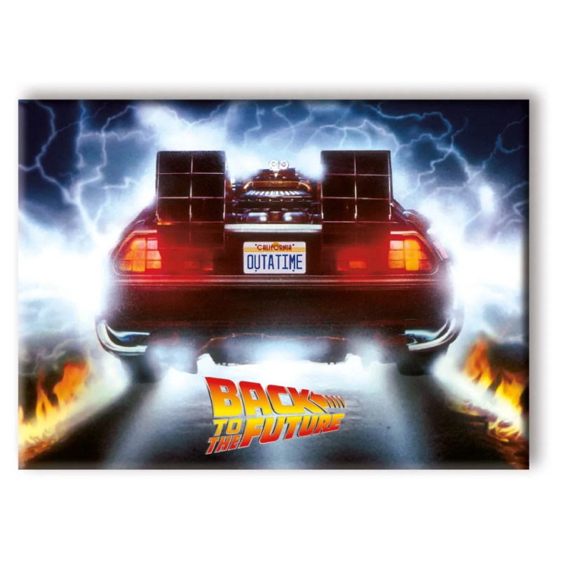 RETOUR VERS LE FUTUR - OUTATIME - aimant 6.3x8.9cm RETOUR VERS LE FUTUR - OUTATIME - aimant 6.3x8.9cm