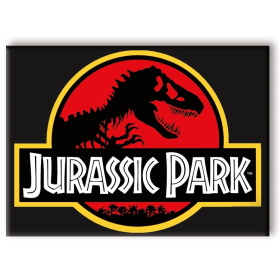 JURASSIC PARK - Logo - aimant 6.3x8.9cm