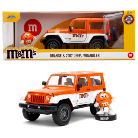 M&M'S - Orange & 2007 Jeep Wrangler - 1:24