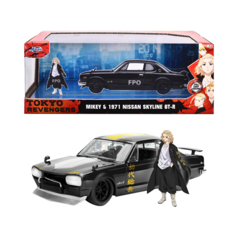 TOKYO REVENGERS - Mikey & 1971 Nissan Skyline GT-R - 1:24 TOKYO REVENGERS - Mikey & 1971 Nissan Skyline GT-R - 1:24