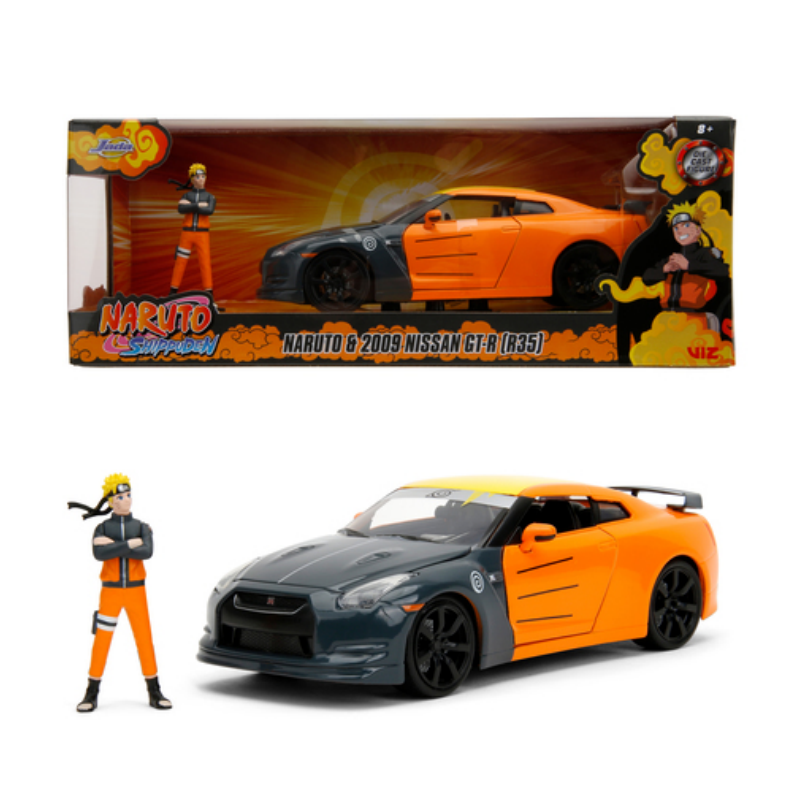 NARUTO - Naruto & 2009 Nissan GT-R (R35) - 1:24 NARUTO - Naruto & 2009 Nissan GT-R (R35) - 1:24